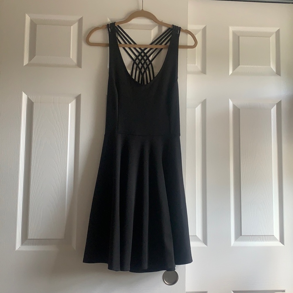 Lush strappy black dress from Nordstrom